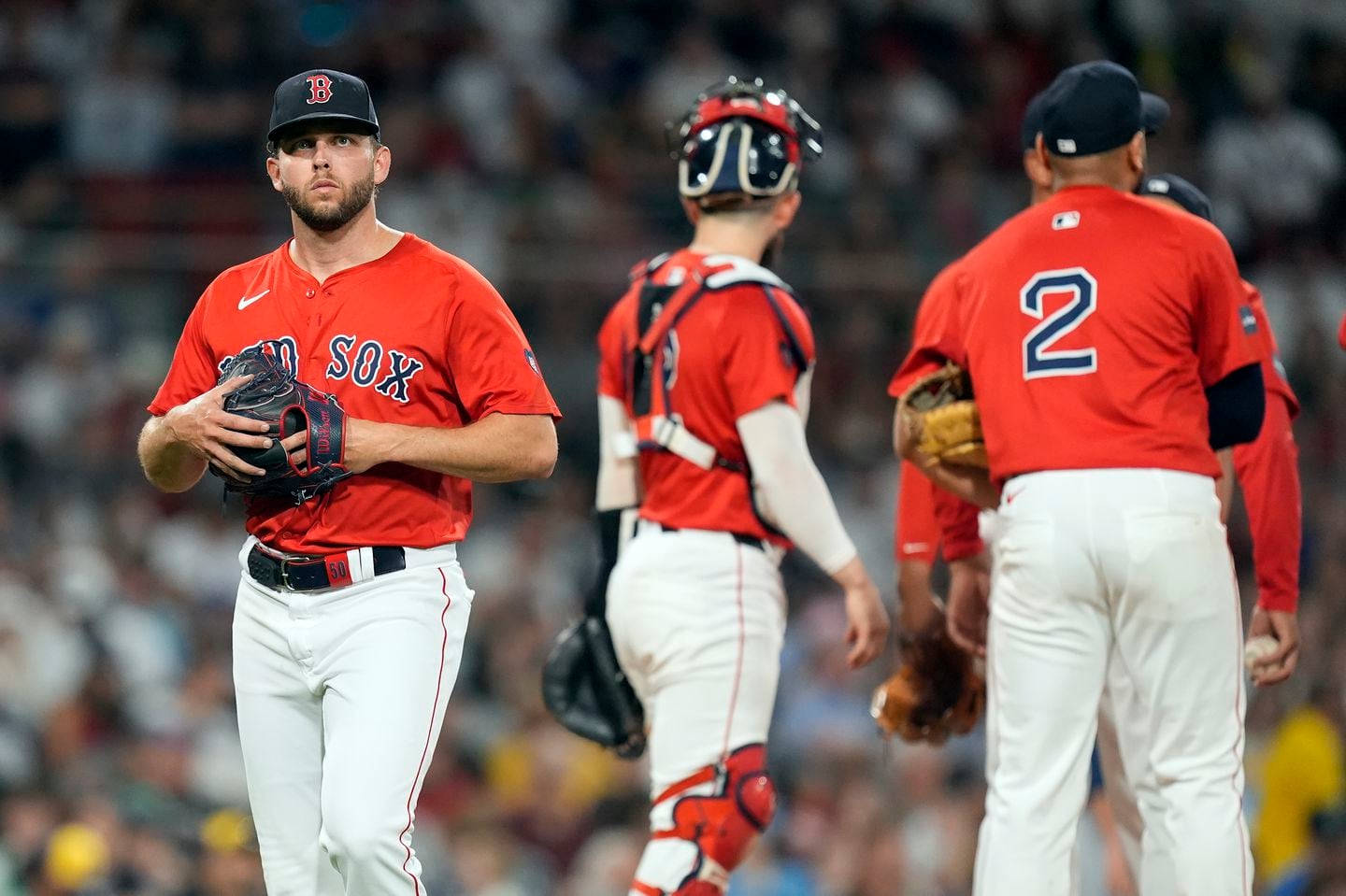 The Brewers got to Red Sox starter Kutter Crawford for six earned runs in 4⅓ innings.